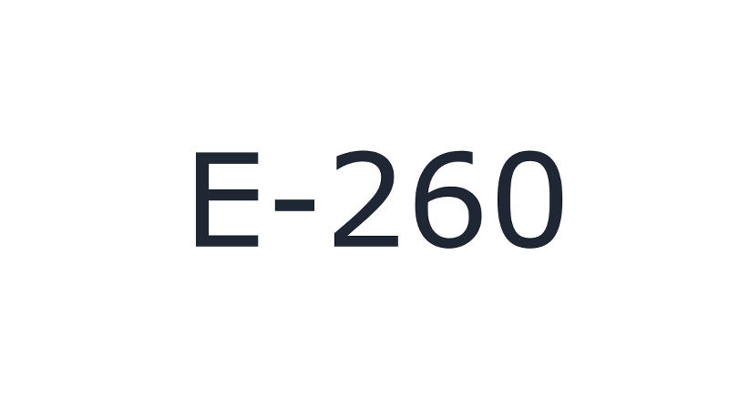 Acetic acid E 260